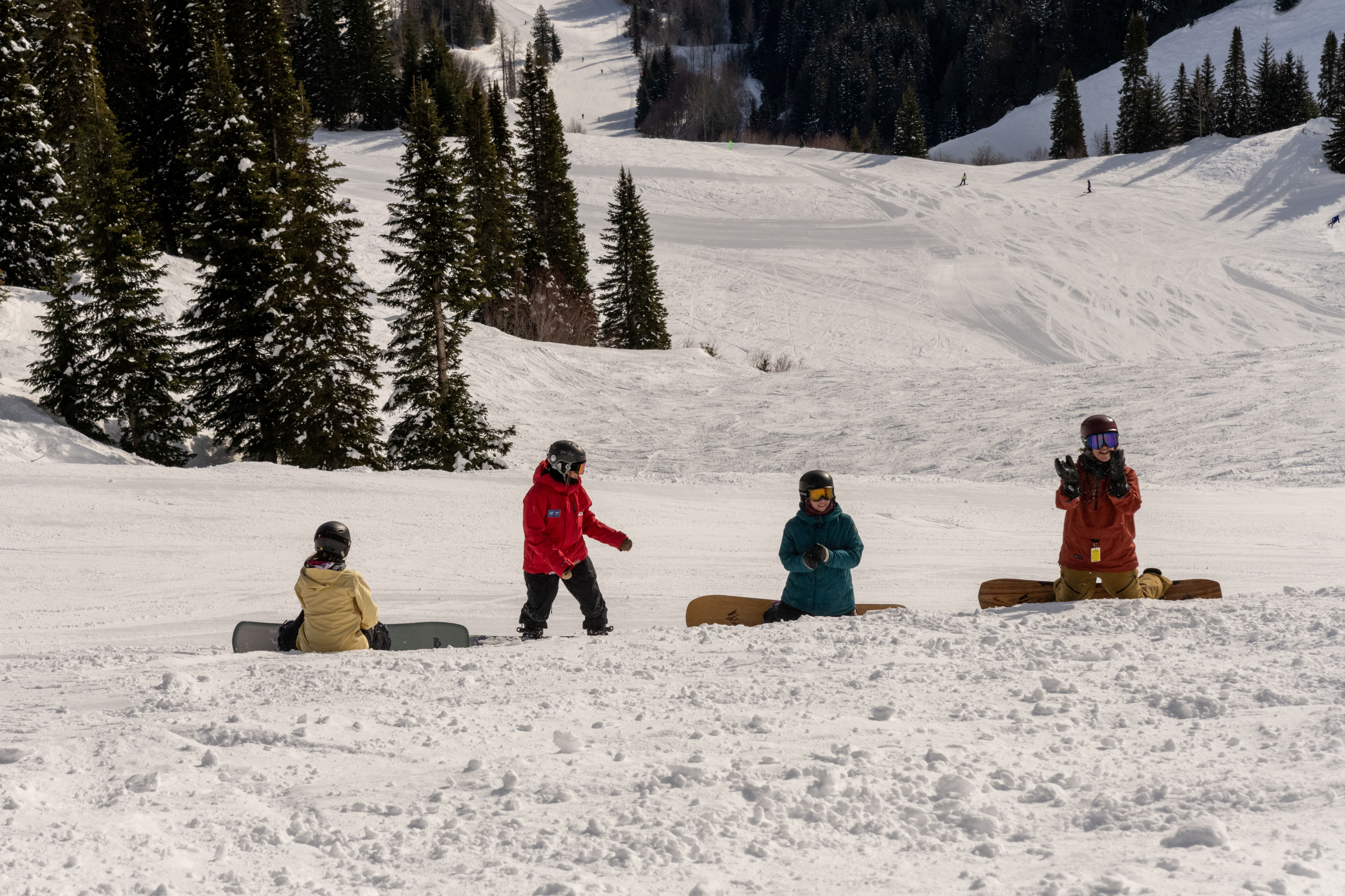 Adult Full Day Group Snowboard Lesson (Age 18+)